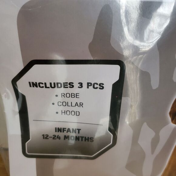 Star Wars Grogu The Mandalorian Baby Boy Costume Size 12-24 Months New - Picture 3 of 4